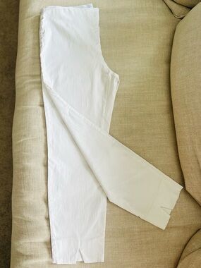 Charter Club White Cropped Ankle Pants